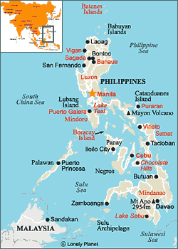cartina generale delle filippine